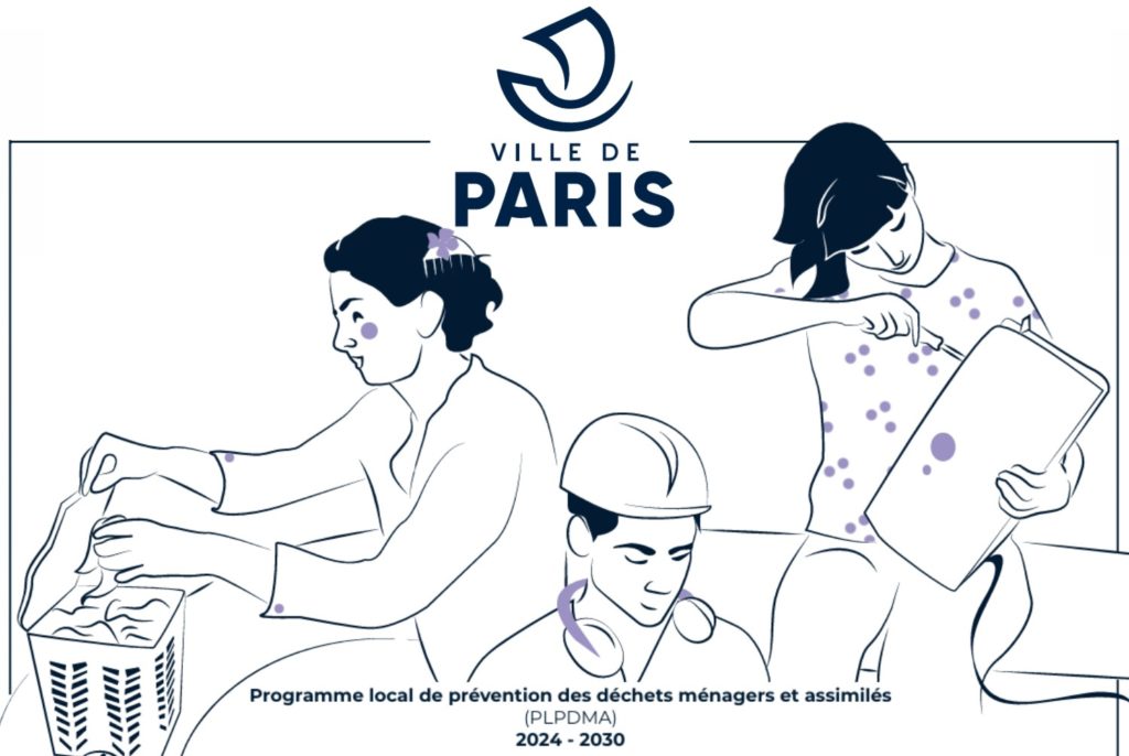 Article de blog qui reprend la couverture du PLPDMA de la ville de Paris 2025-2030