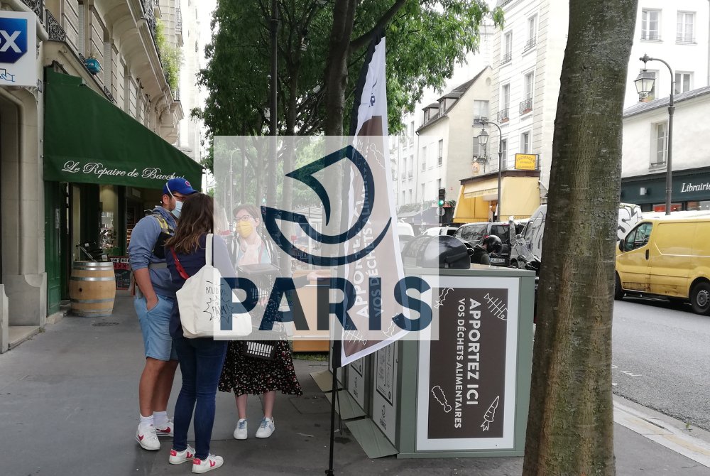 Tri des biodéchets à Paris